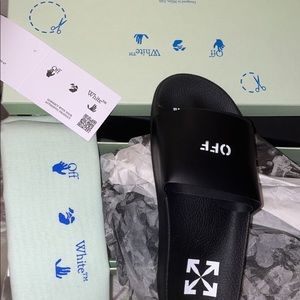 BRAND NEW OFF WHITE POOL SLIDERS FOR WOMEN size 36 . *Never worn*